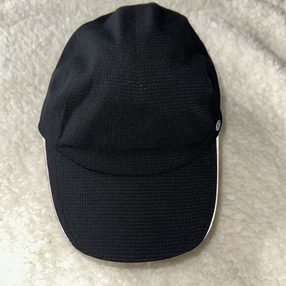 lululemon L/XL Black Unisex Fast & Free WovenAir Vent Running Hat - Picture 6 of 14